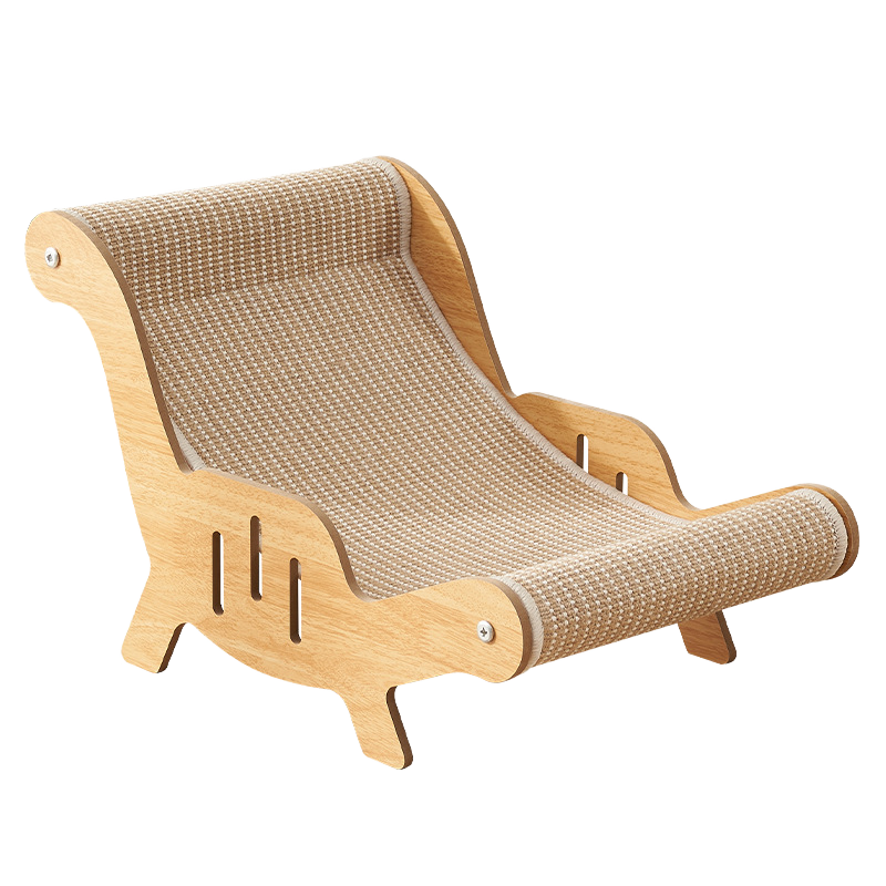 Chair Wood cat Scratcher cat Scratcher Bed Sisal Hot Sales 100% Natural Sisal Large Size cat Scratcher Mat Pad Modern Style