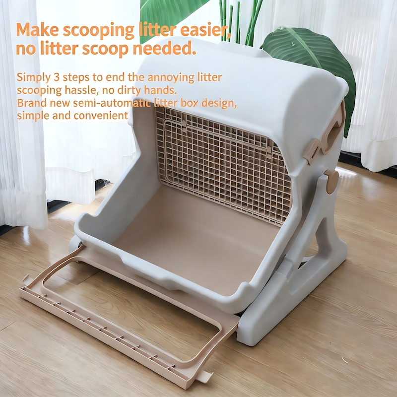 Automatic cat Litter Tray Wholesale Pet Supply Pets Supply cat cat Litter Tray Plastic cat Litter Box cat Furniture