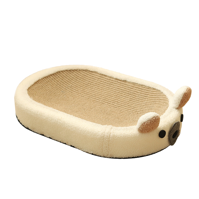 Sisal Cat Scratching Board Nest Claw Grinding Durable Basin One-Piece Molded Non-Shedding Cat Supplies Mat