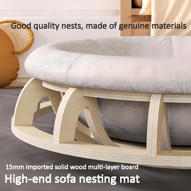 Hot-selling Spinning Cat Bed cat Beds for Indoor Cats Rattan cat Bed cat Bed Luxury cat Radiator Bed cat Bed Mat