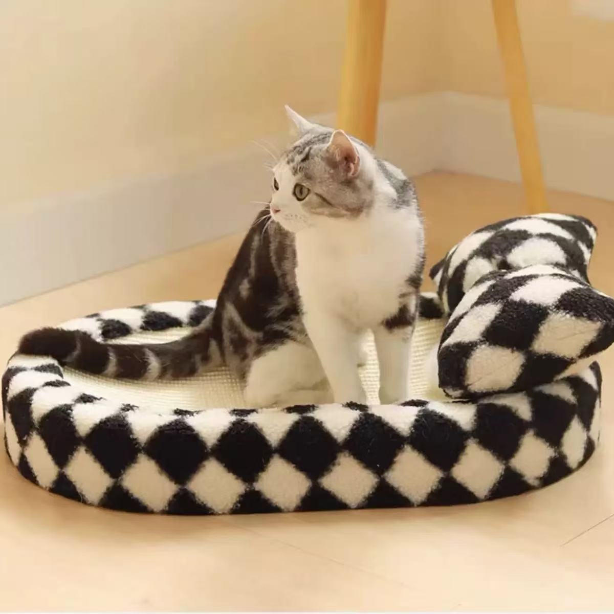 Sisal Cat Scratching Board Nest Claw Grinding Durable Basin One-Piece Molded Non-Shedding Cat Supplies Mat