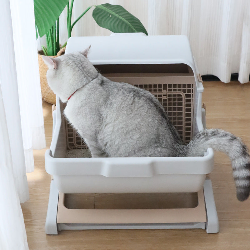 Automatic cat Litter Tray Wholesale Pet Supply Pets Supply cat cat Litter Tray Plastic cat Litter Box cat Furniture