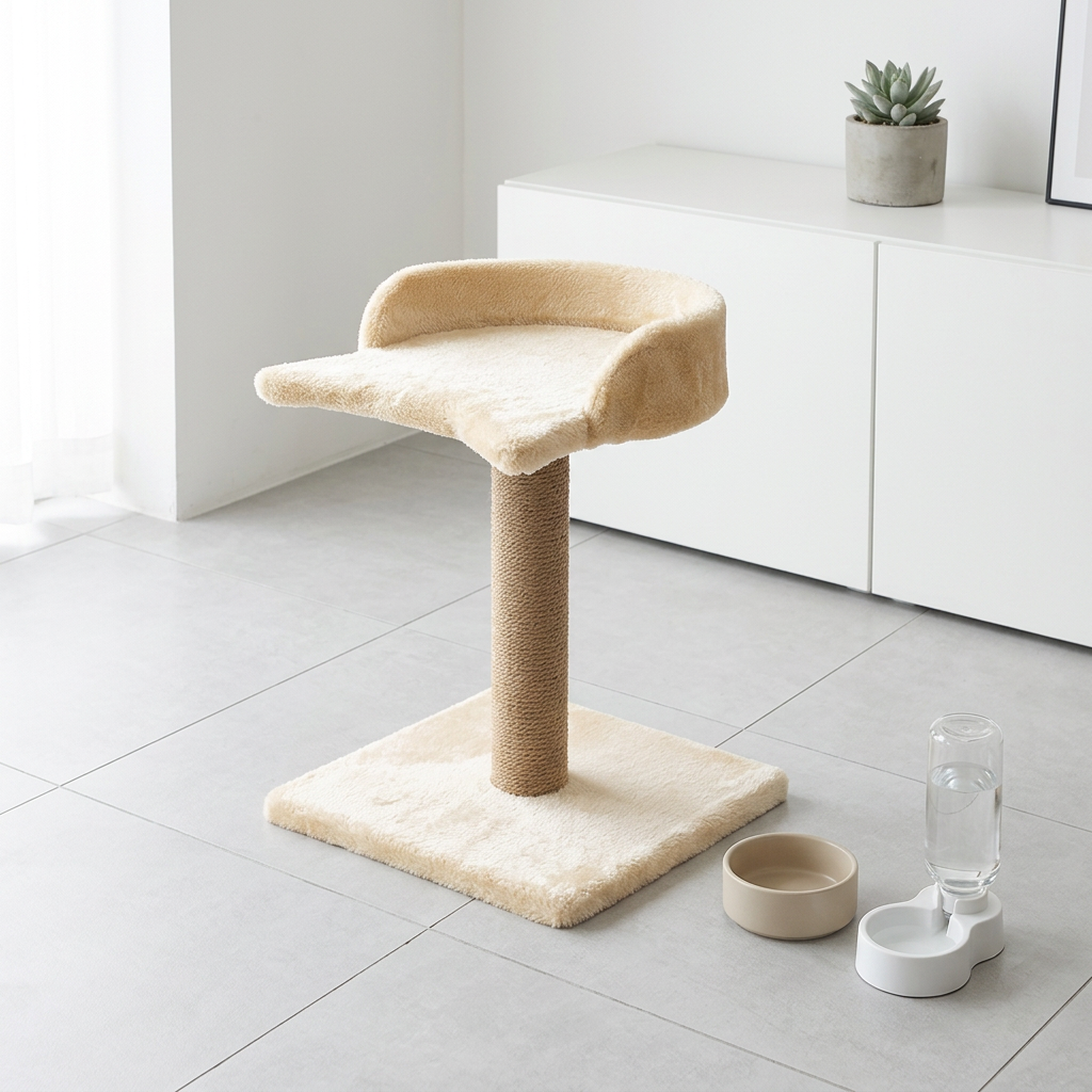 Cat Scratching Post Cat Climbing Frame Vertical Scratcher Large Bed Cat Cotton Nest Cat Tree Jumping Platform