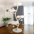 Rattan Multi-Layer Cat Bed Cat Tree Space-Saving Solid Wood Cat Climbing Frame Claw Grinding Toy Creative Cat Bed
