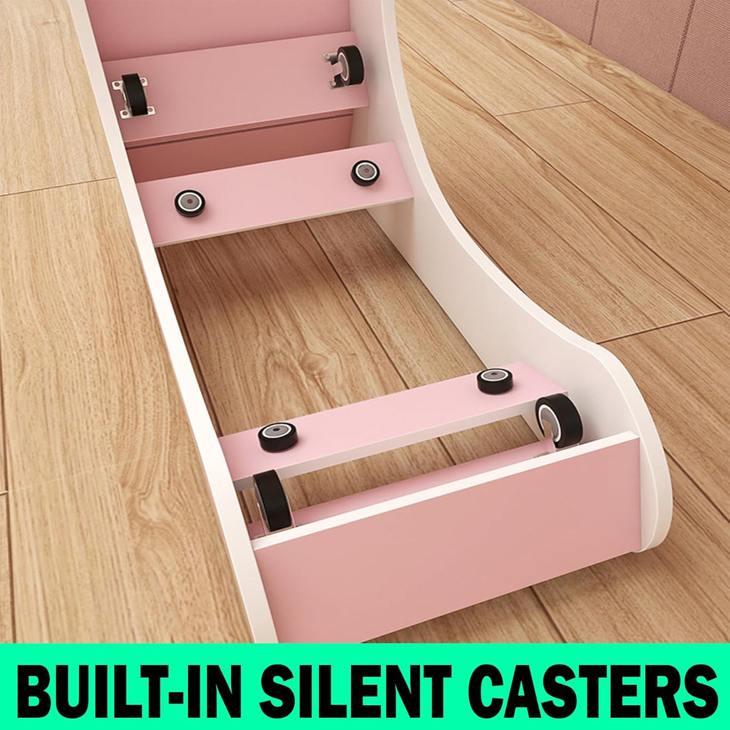 Sustainable Indoor Pink Treadmill Exercise Wheel for Cats Wooden Wheel Cat Treadmill Eco-Friendly Dog Toy