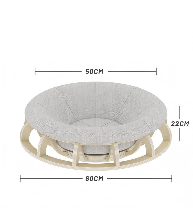 Hot-selling Spinning Cat Bed cat Beds for Indoor Cats Rattan cat Bed cat Bed Luxury cat Radiator Bed cat Bed Mat