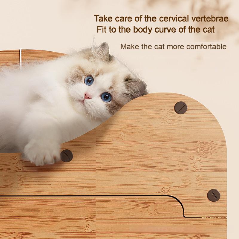 Corrugated Cardboard Cat House With Cat Toy Cat Scratcher Cat Product Wooden Cat House Cat Condo Cat House Scratch Pad